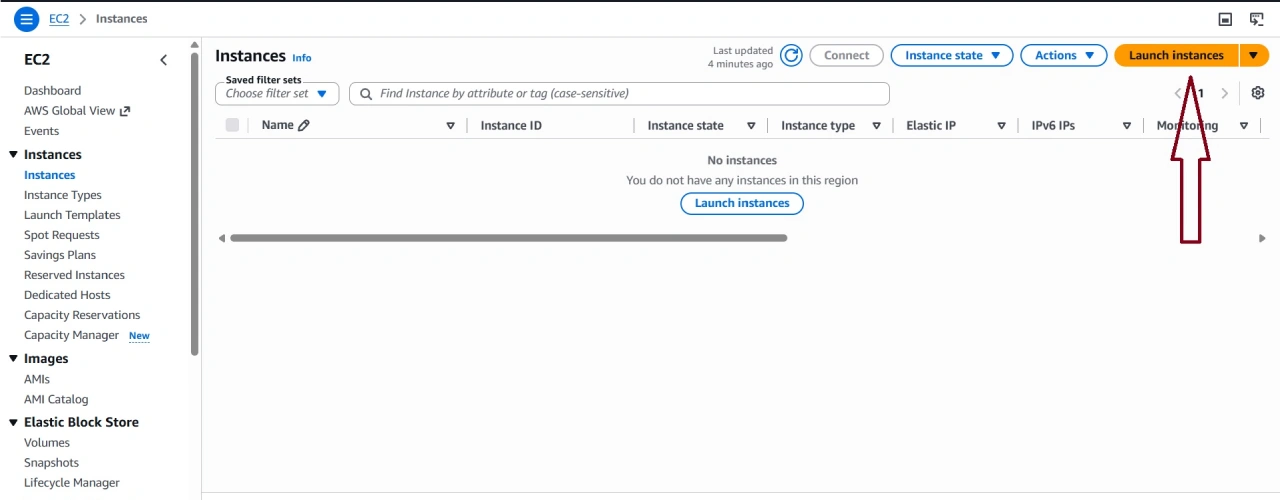 EC2 Dashboard